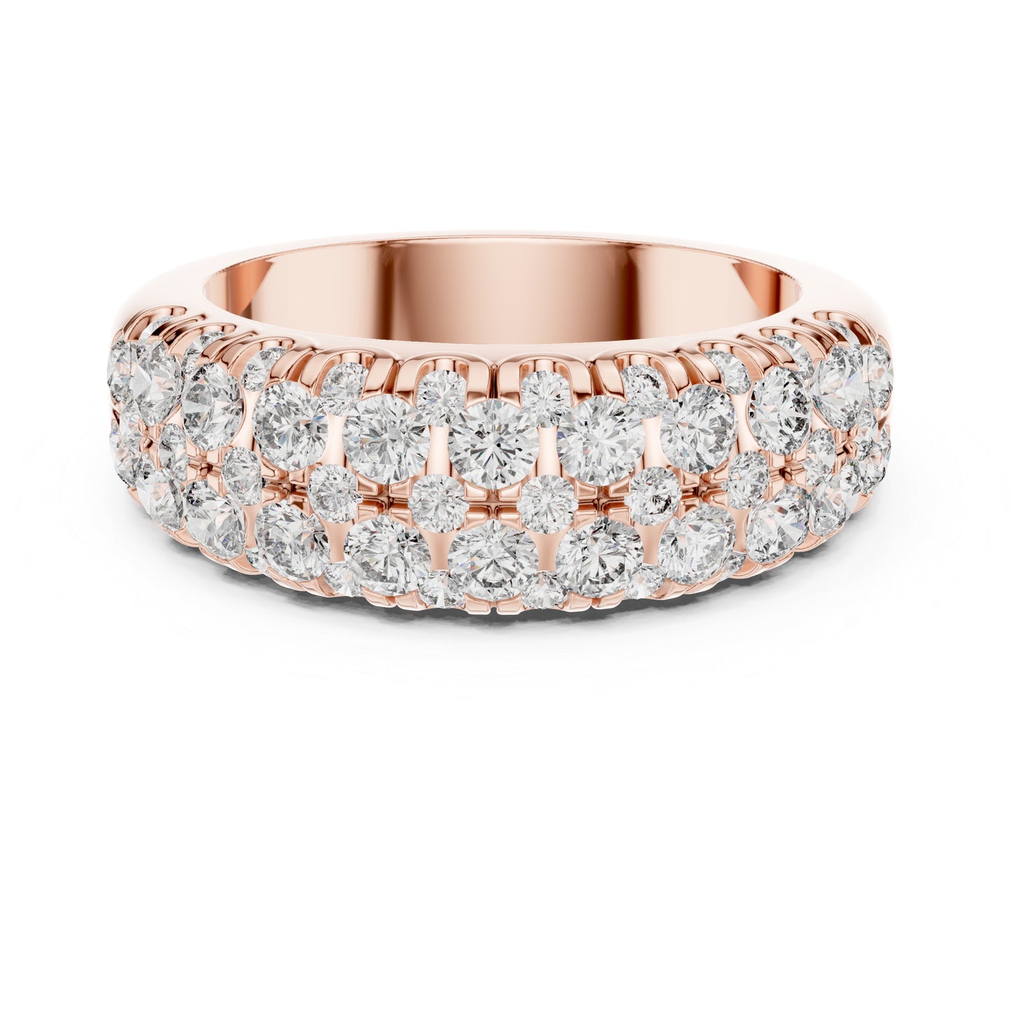 14K Yellow Gold Round Lab-Grown Diamond Ring for Women | Anniversary Gift | Pure Carat