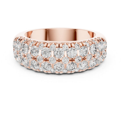 14K Yellow Gold Round Lab-Grown Diamond Ring for Women | Anniversary Gift | Pure Carat