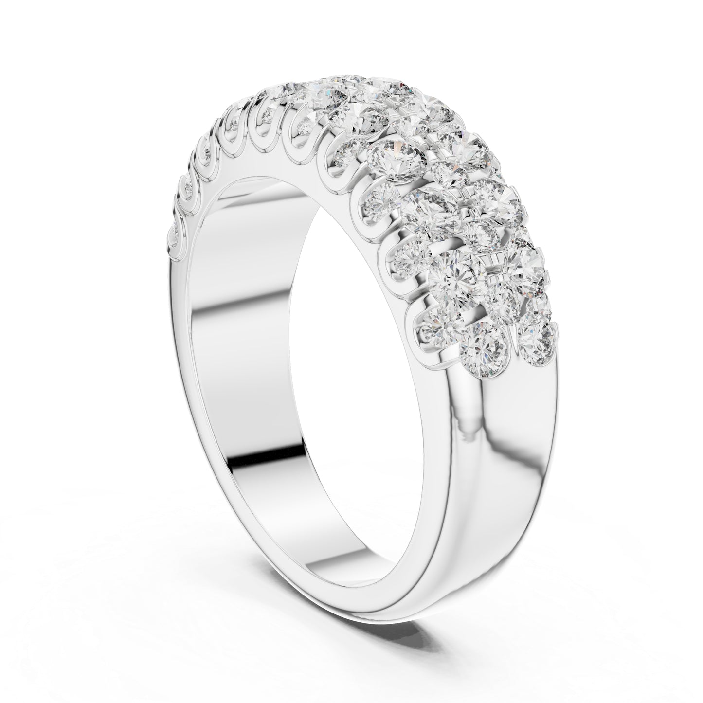 14K Yellow Gold Round Lab-Grown Diamond Ring for Women | Anniversary Gift | Pure Carat