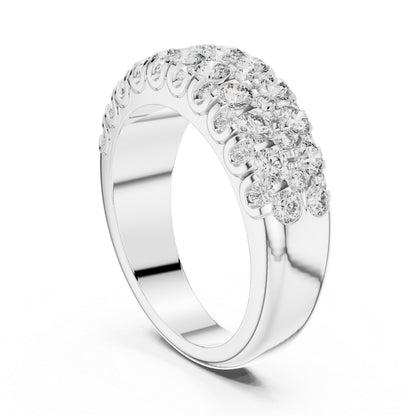 14K Yellow Gold Round Lab-Grown Diamond Ring for Women | Anniversary Gift | Pure Carat