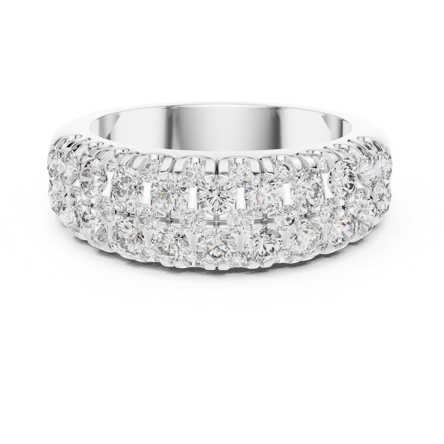 14K Yellow Gold Round Lab-Grown Diamond Ring for Women | Anniversary Gift | Pure Carat