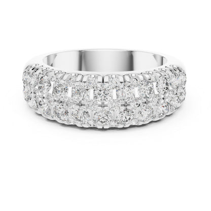 14K Yellow Gold Round Lab-Grown Diamond Ring for Women | Anniversary Gift | Pure Carat