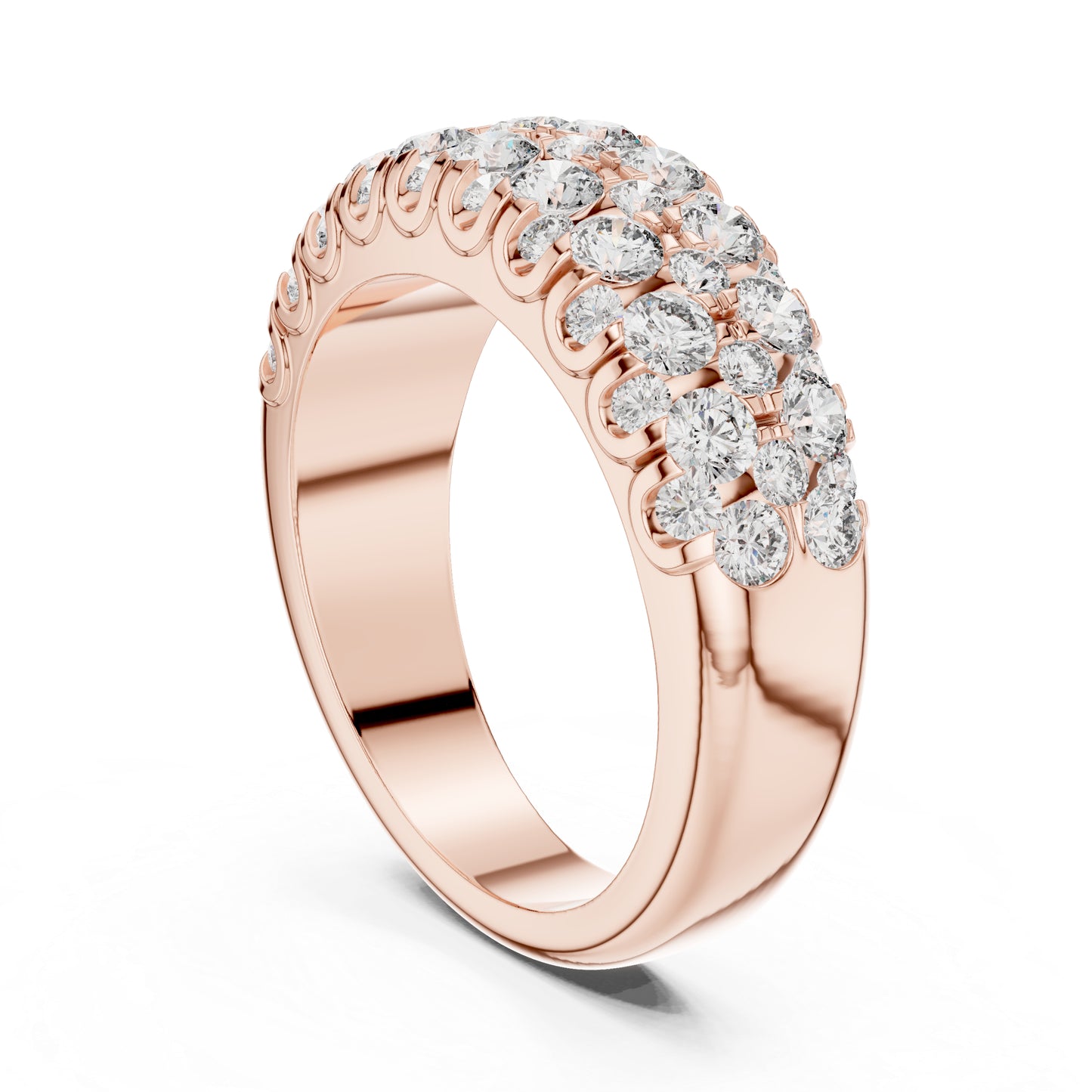 14K Yellow Gold Round Lab-Grown Diamond Ring for Women | Anniversary Gift | Pure Carat