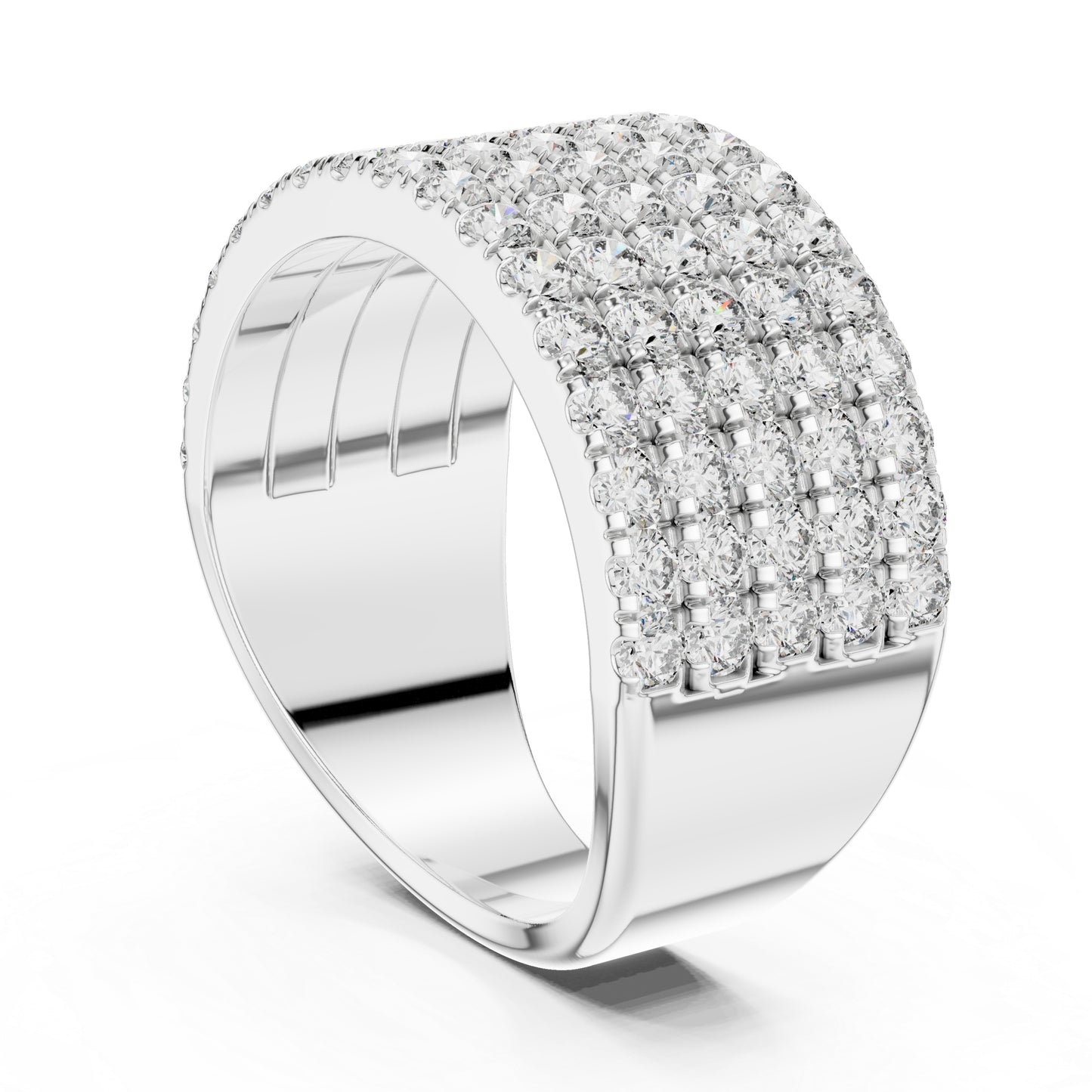 Pure Carat 14K Rose Gold Round Cut Lab-Grown Diamond Solitaire Ring for Women – Daily Wear