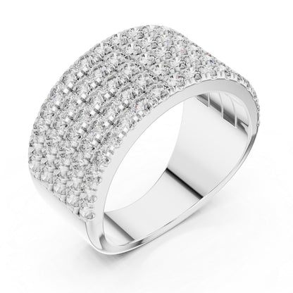 Pure Carat 14K Rose Gold Round Cut Lab-Grown Diamond Solitaire Ring for Women – Daily Wear