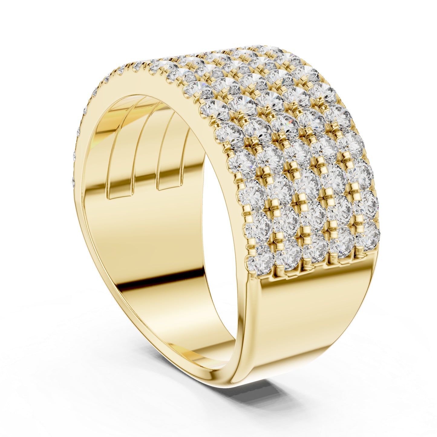 Pure Carat 14K Rose Gold Round Cut Lab-Grown Diamond Solitaire Ring for Women – Daily Wear