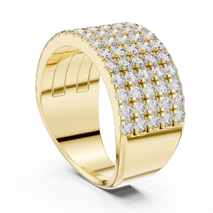 Pure Carat 14K Rose Gold Round Cut Lab-Grown Diamond Solitaire Ring for Women – Daily Wear