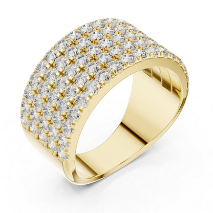 Pure Carat 14K Rose Gold Round Cut Lab-Grown Diamond Solitaire Ring for Women – Daily Wear