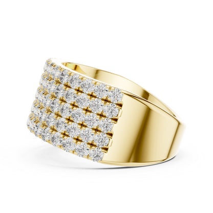 Pure Carat 14K Rose Gold Round Cut Lab-Grown Diamond Solitaire Ring for Women – Daily Wear