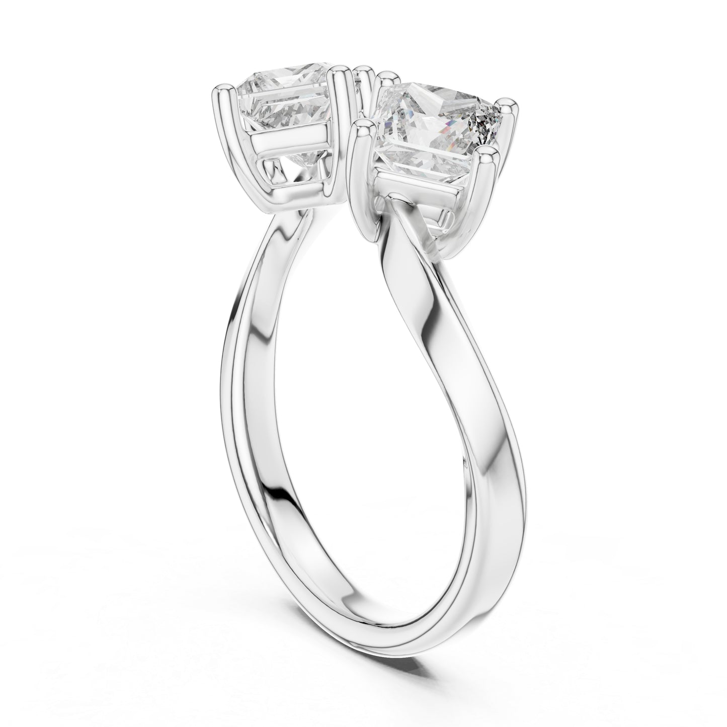 14K Yellow Gold Princess Cut Lab-Grown Diamond Drop Ring for Women | Wedding Jewellery | Pure Carat