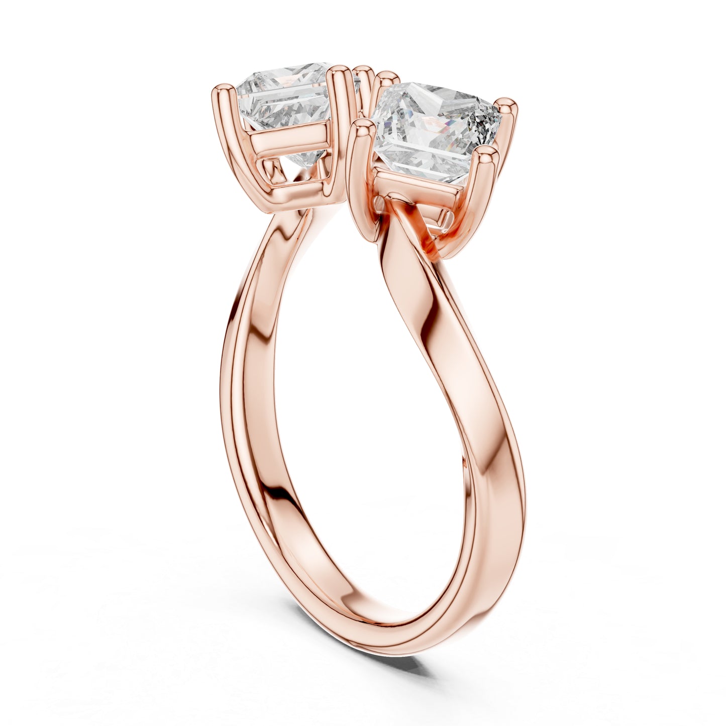 14K Yellow Gold Princess Cut Lab-Grown Diamond Drop Ring for Women | Wedding Jewellery | Pure Carat