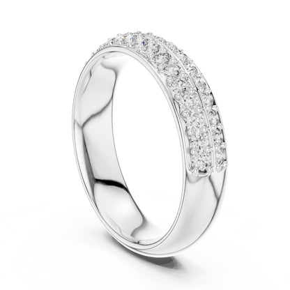 18K Yellow Gold Round Lab-Grown Diamond Ring for Women | Anniversary Gift | Pure Carat