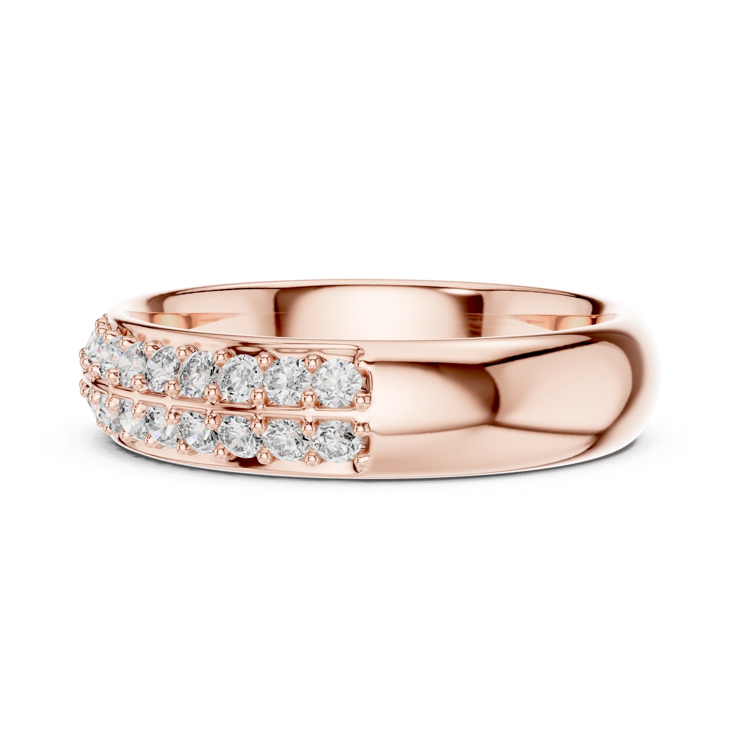 18K Yellow Gold Round Lab-Grown Diamond Ring for Women | Anniversary Gift | Pure Carat