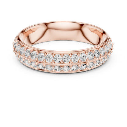 18K Yellow Gold Round Lab-Grown Diamond Ring for Women | Anniversary Gift | Pure Carat