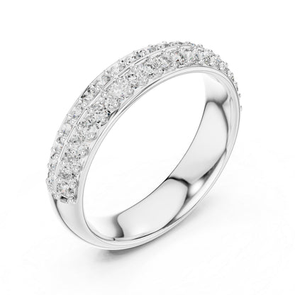 18K Yellow Gold Round Lab-Grown Diamond Ring for Women | Anniversary Gift | Pure Carat