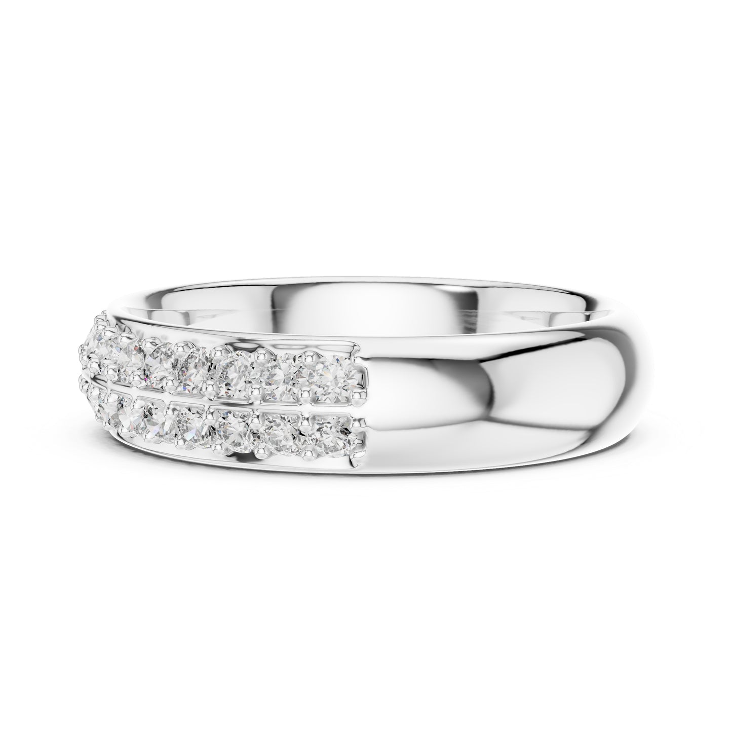 18K Yellow Gold Round Lab-Grown Diamond Ring for Women | Anniversary Gift | Pure Carat