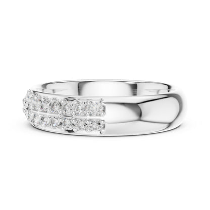 18K Yellow Gold Round Lab-Grown Diamond Ring for Women | Anniversary Gift | Pure Carat