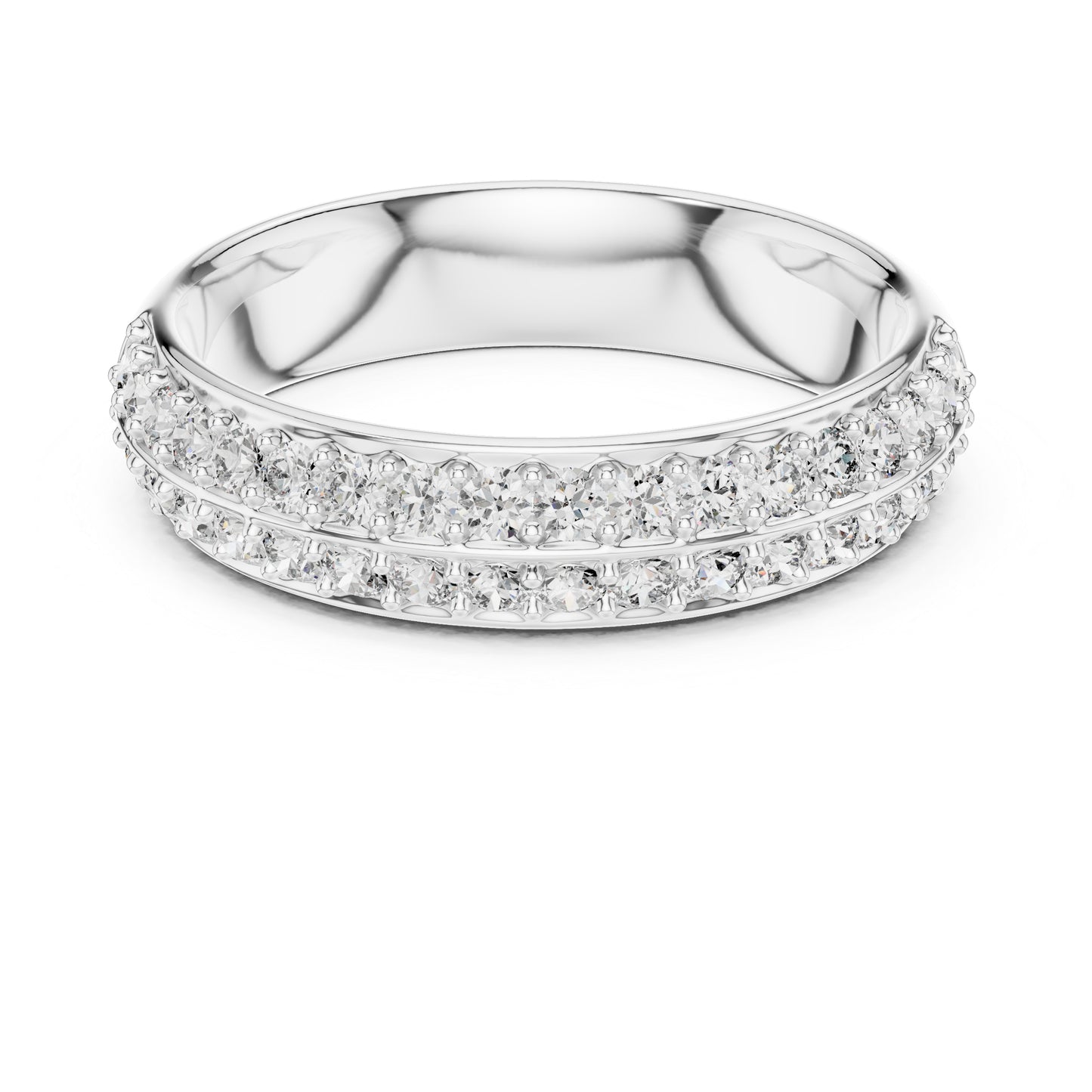 18K Yellow Gold Round Lab-Grown Diamond Ring for Women | Anniversary Gift | Pure Carat