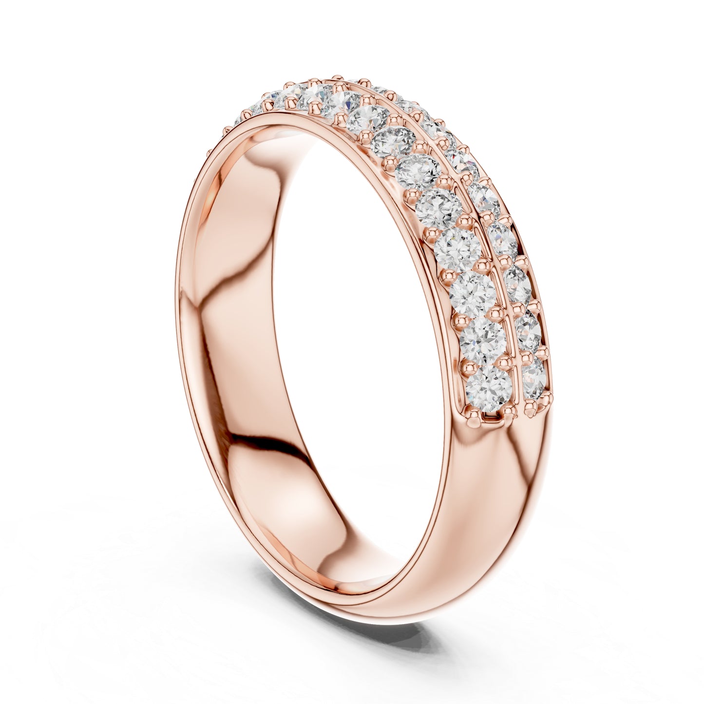 18K Yellow Gold Round Lab-Grown Diamond Ring for Women | Anniversary Gift | Pure Carat