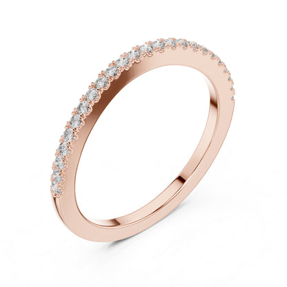 14K White Gold Round Lab-Grown Diamond Drop Ring for Women | Party Wear | Pure Carat