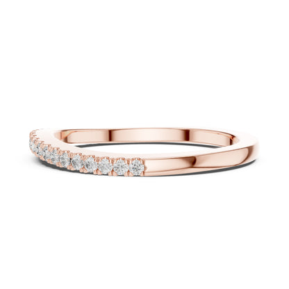 14K White Gold Round Lab-Grown Diamond Drop Ring for Women | Party Wear | Pure Carat