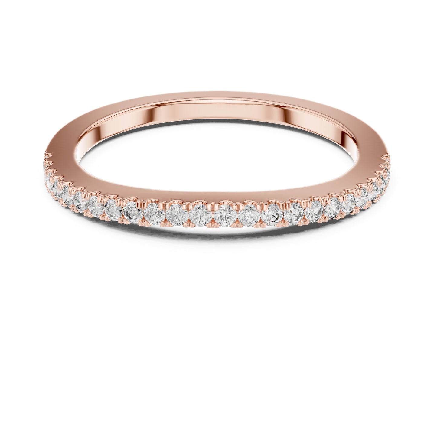 14K White Gold Round Lab-Grown Diamond Drop Ring for Women | Party Wear | Pure Carat