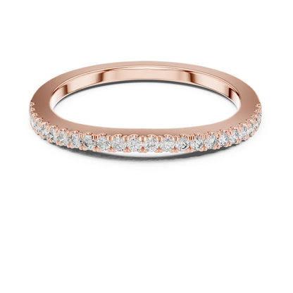 14K White Gold Round Lab-Grown Diamond Drop Ring for Women | Party Wear | Pure Carat
