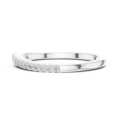 14K White Gold Round Lab-Grown Diamond Drop Ring for Women | Party Wear | Pure Carat