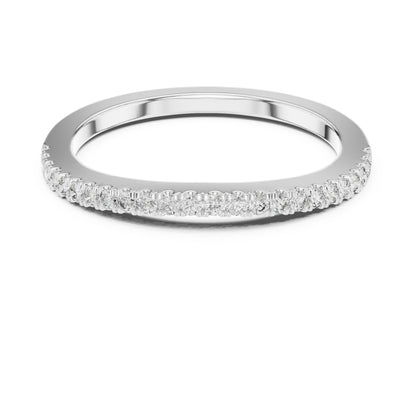 14K White Gold Round Lab-Grown Diamond Drop Ring for Women | Party Wear | Pure Carat
