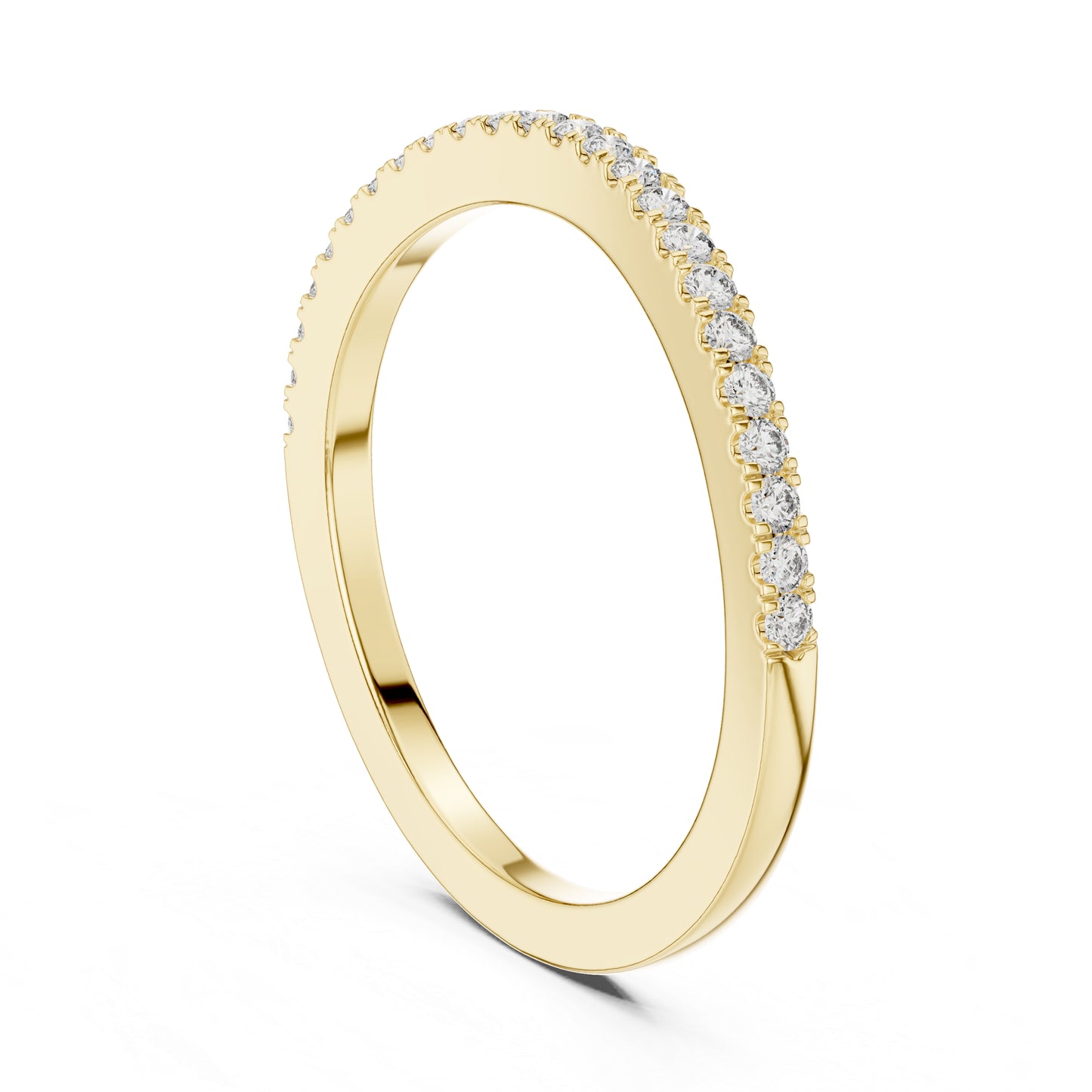 14K White Gold Round Lab-Grown Diamond Drop Ring for Women | Party Wear | Pure Carat