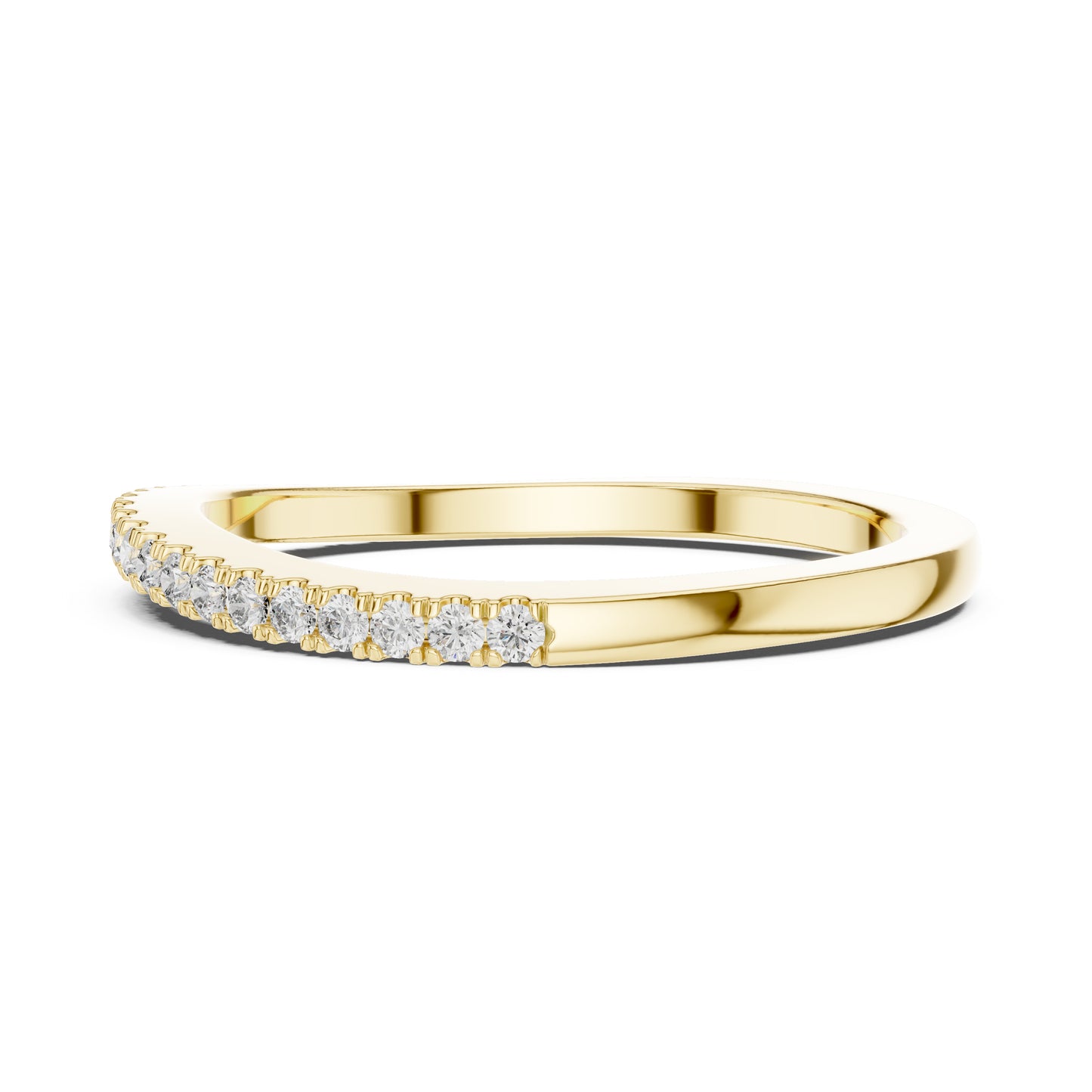 14K White Gold Round Lab-Grown Diamond Drop Ring for Women | Party Wear | Pure Carat