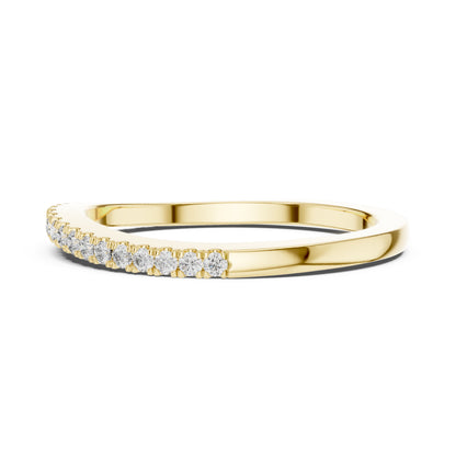 14K White Gold Round Lab-Grown Diamond Drop Ring for Women | Party Wear | Pure Carat