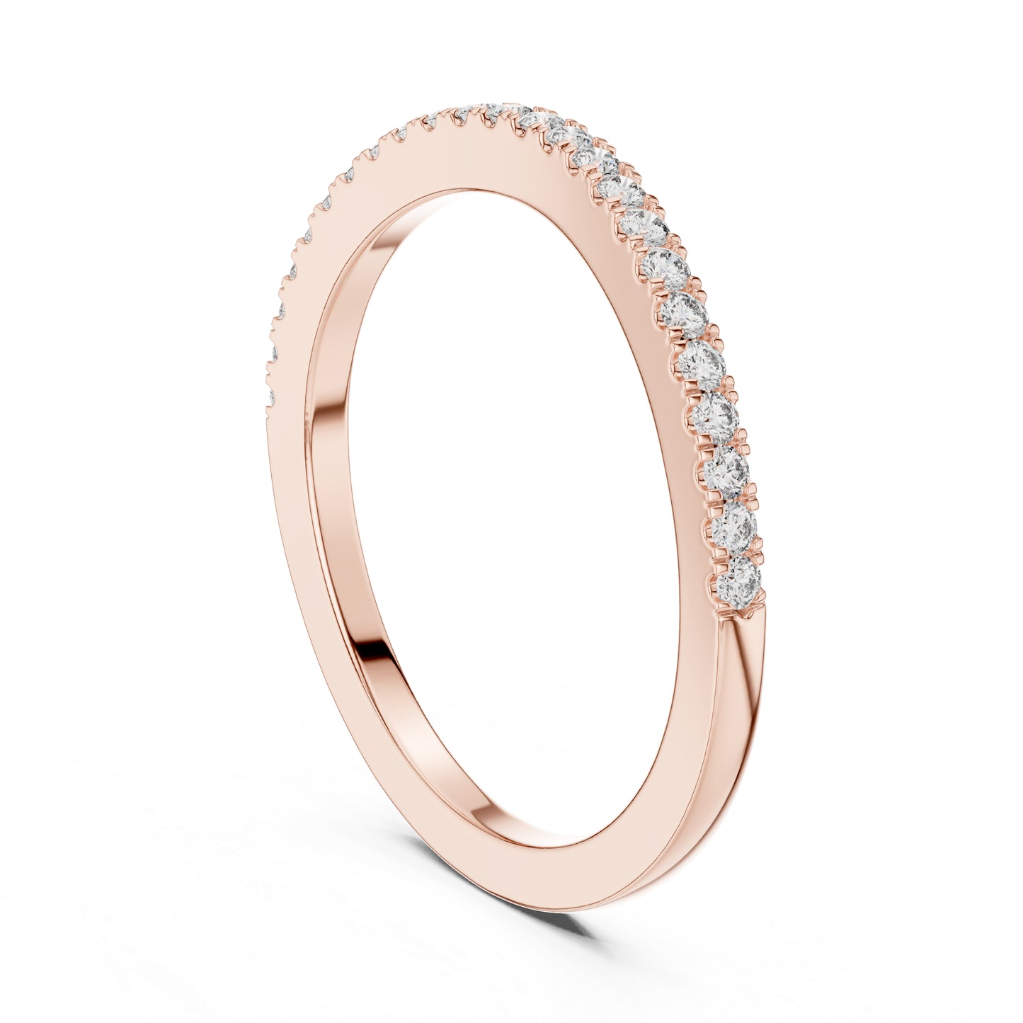 14K White Gold Round Lab-Grown Diamond Drop Ring for Women | Party Wear | Pure Carat