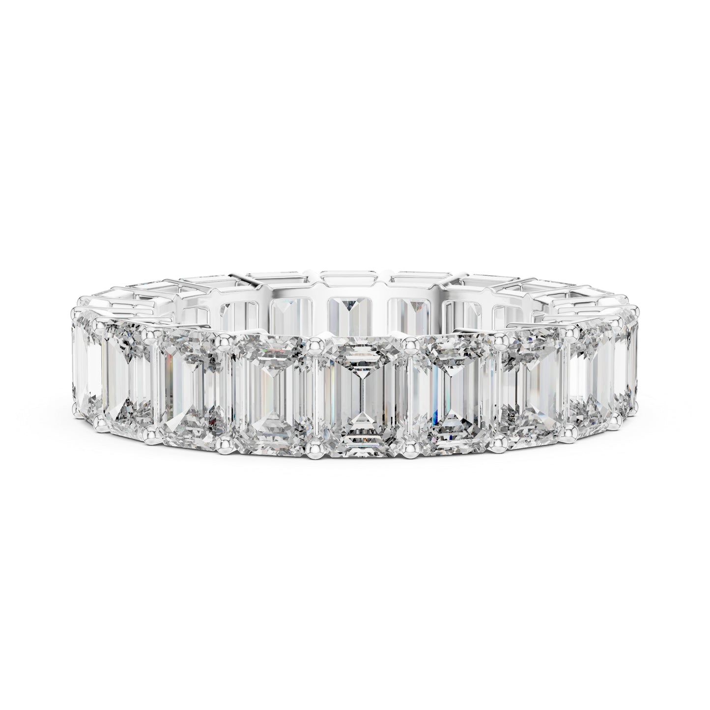 18K Rose Gold Emerald Cut Lab-Grown Diamond Ring for Women | Office Wear | Pure Carat