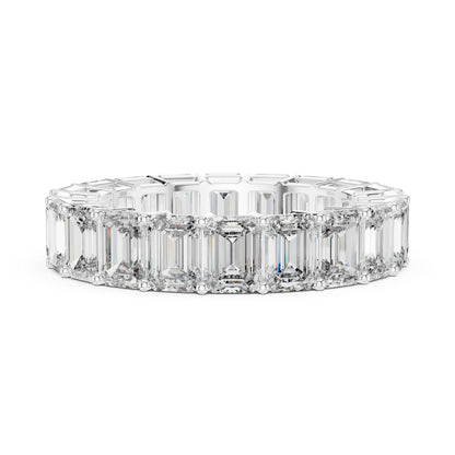 18K Rose Gold Emerald Cut Lab-Grown Diamond Ring for Women | Office Wear | Pure Carat