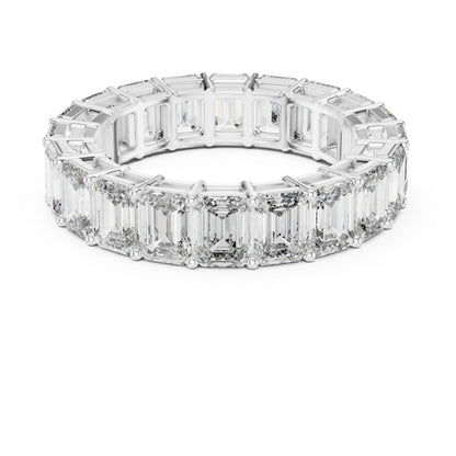 18K Rose Gold Emerald Cut Lab-Grown Diamond Ring for Women | Office Wear | Pure Carat