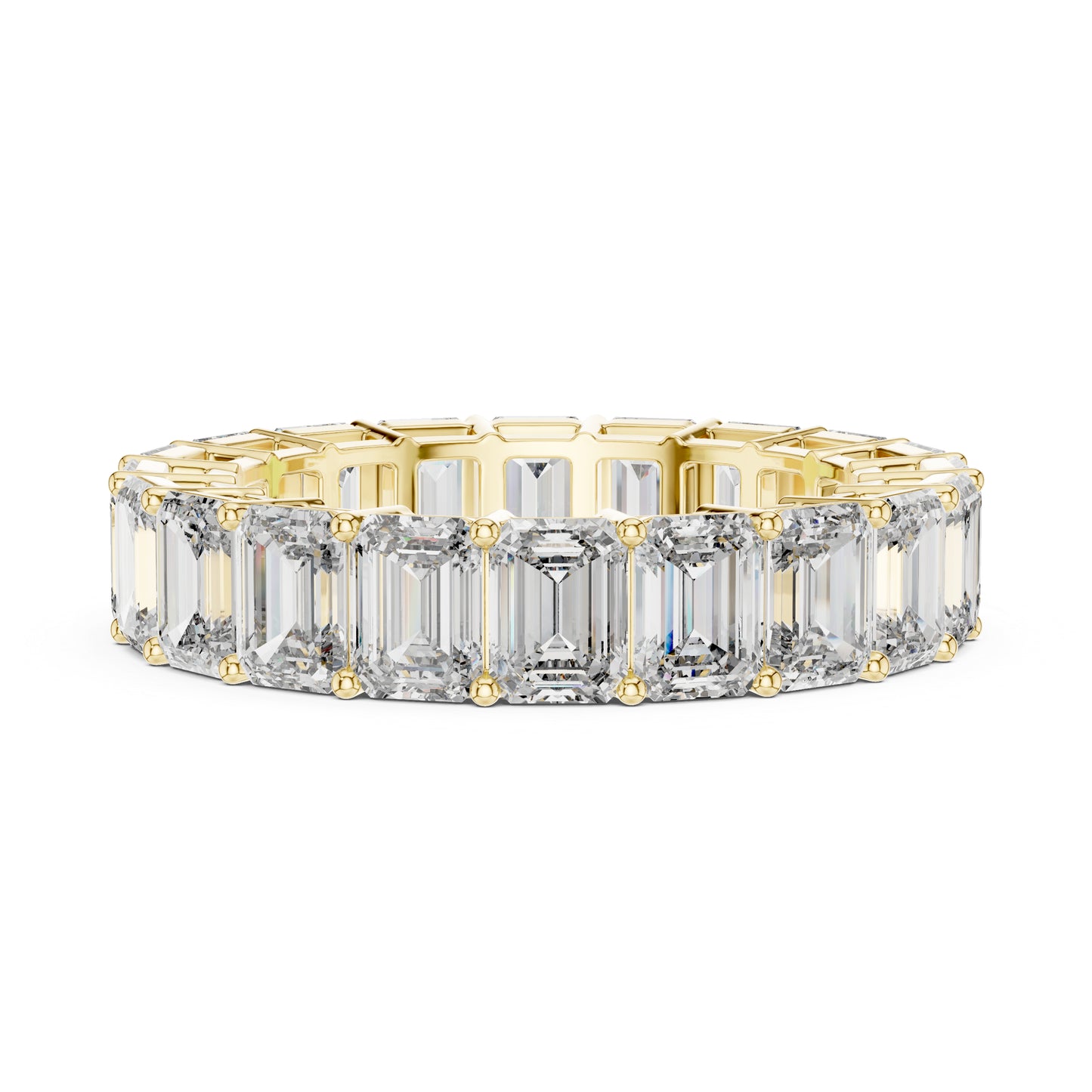 18K Rose Gold Emerald Cut Lab-Grown Diamond Ring for Women | Office Wear | Pure Carat