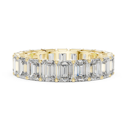 18K Rose Gold Emerald Cut Lab-Grown Diamond Ring for Women | Office Wear | Pure Carat