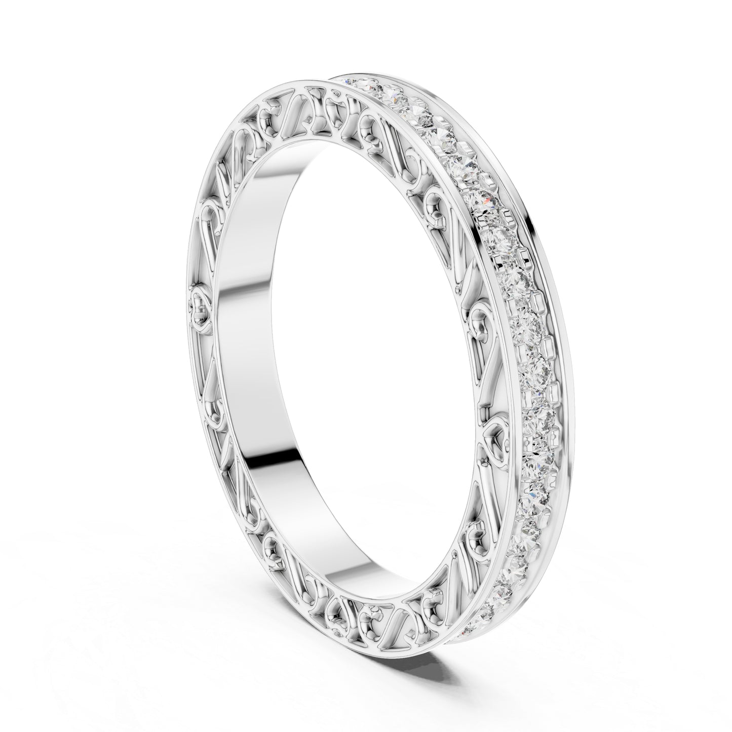18K Yellow Gold Round Lab-Grown Diamond Drop Ring for Women | Anniversary Gift | Pure Carat