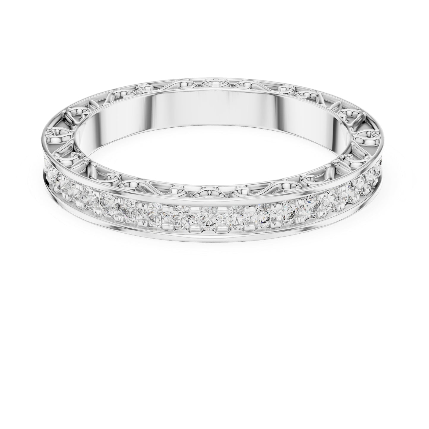 18K Yellow Gold Round Lab-Grown Diamond Drop Ring for Women | Anniversary Gift | Pure Carat