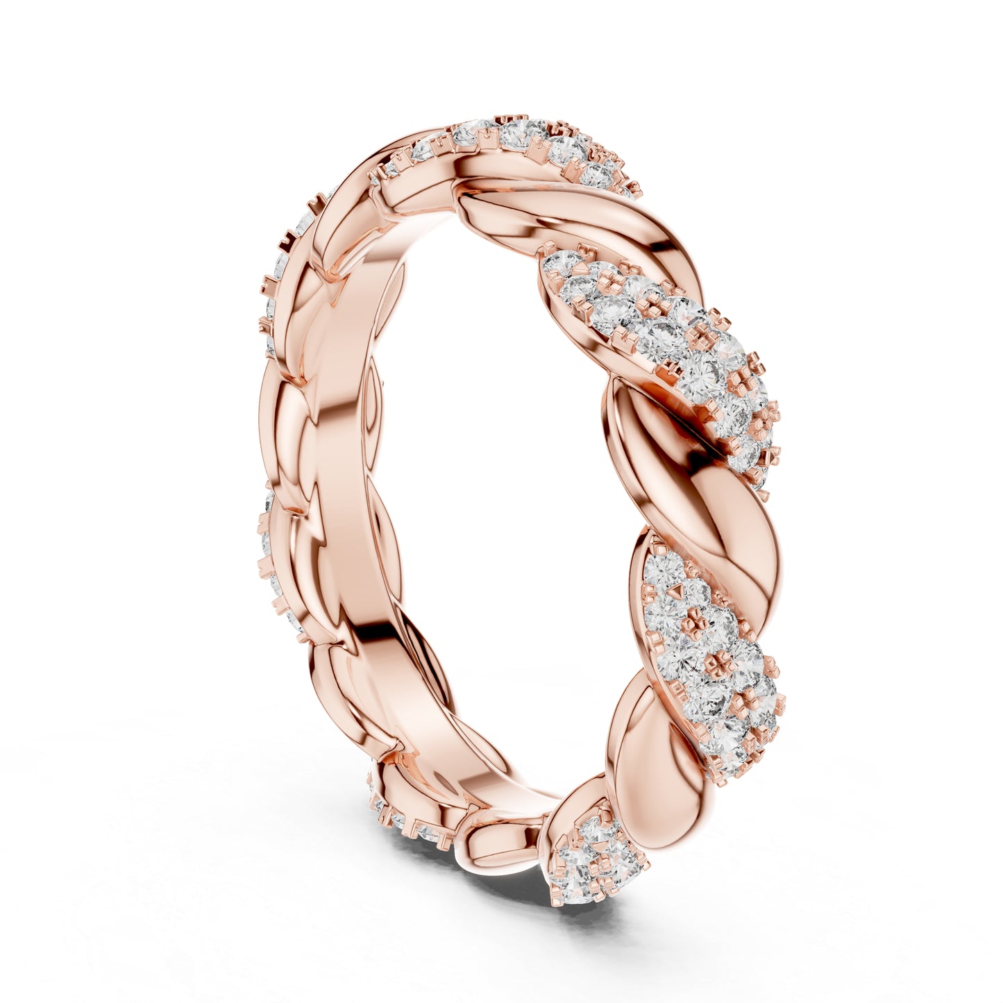 18K White Gold Round Cut Diamond Drop Ring for Women | Engagement Jewellery | Pure Carat