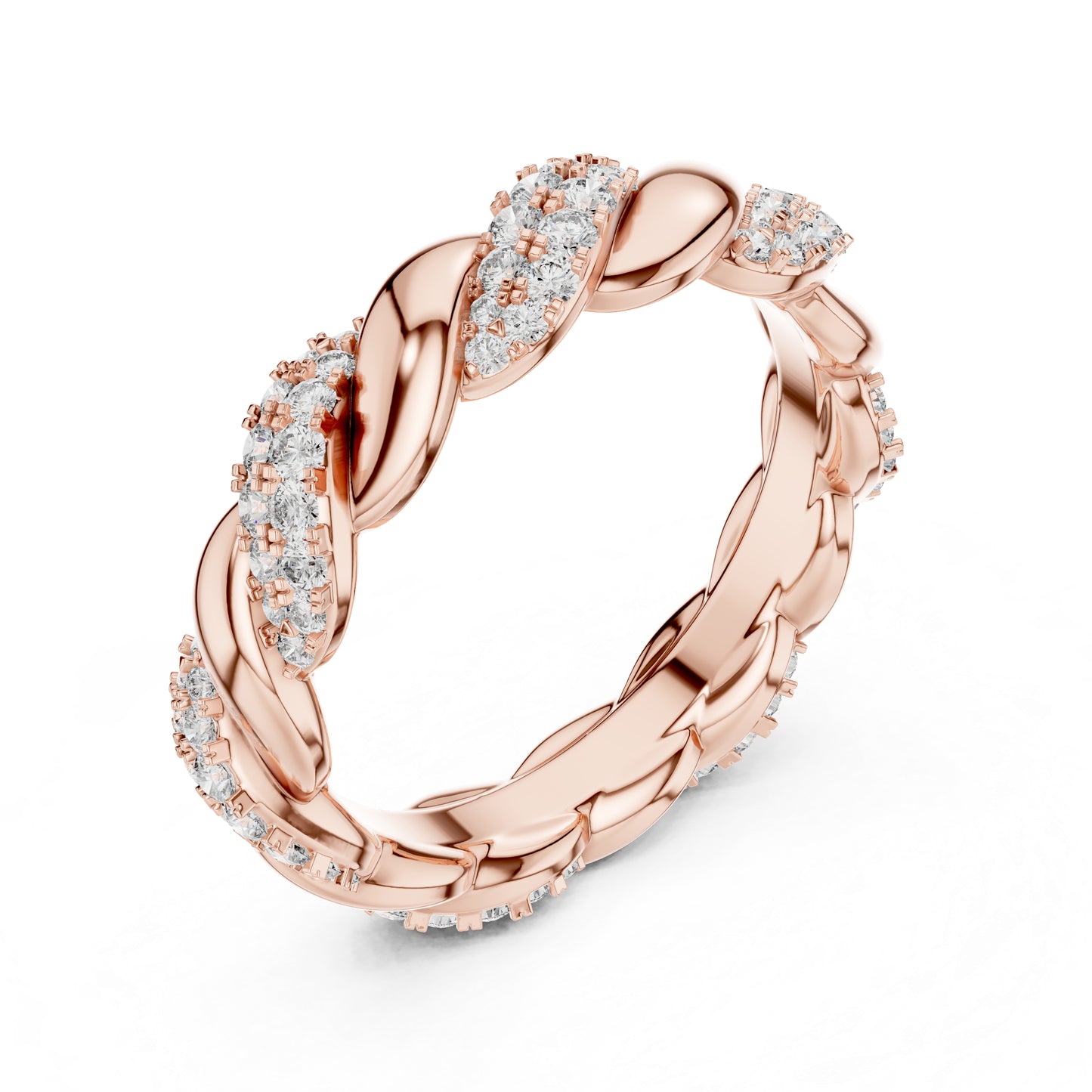 18K White Gold Round Cut Diamond Drop Ring for Women | Engagement Jewellery | Pure Carat
