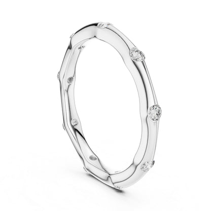 14K Rose Gold Round Lab-Grown Diamond Ring for Women | Party Wear Jewellery | Pure Carat