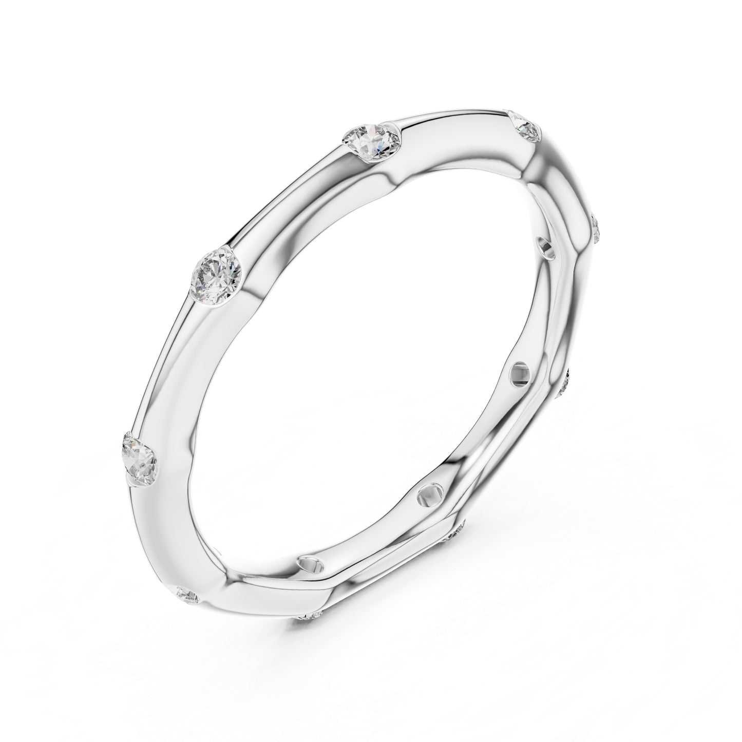 14K Rose Gold Round Lab-Grown Diamond Ring for Women | Party Wear Jewellery | Pure Carat