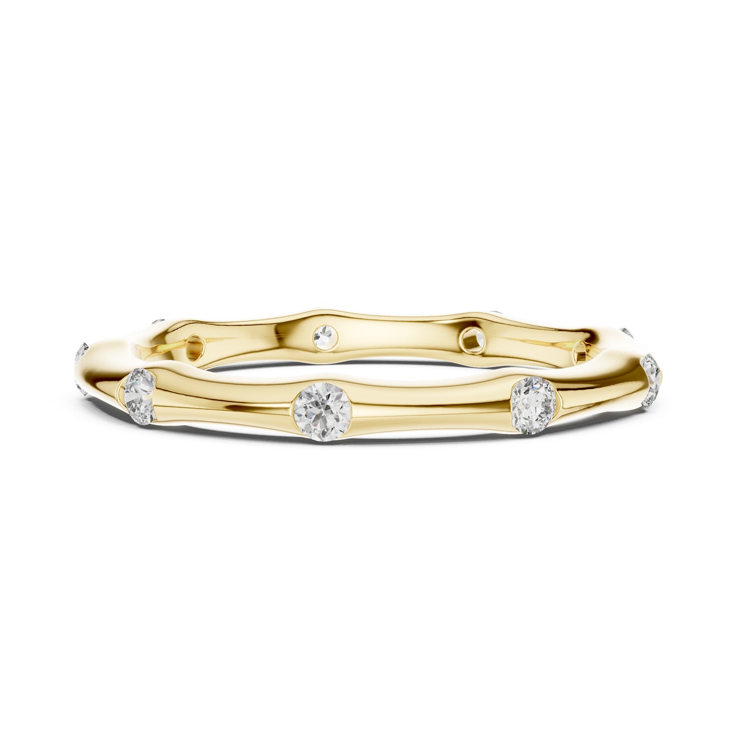 14K Rose Gold Round Lab-Grown Diamond Ring for Women | Party Wear Jewellery | Pure Carat