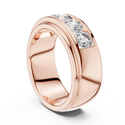 18K White Gold Round Lab-Grown Diamond Ring for Women | Everyday Wear | Pure Carat