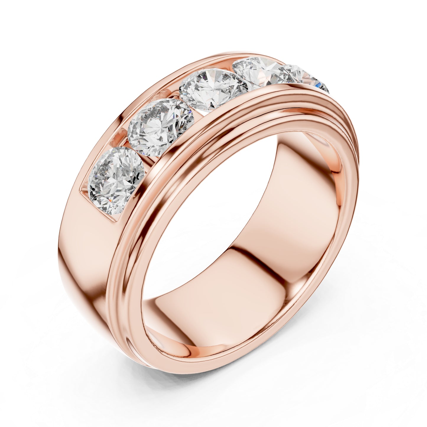 18K White Gold Round Lab-Grown Diamond Ring for Women | Everyday Wear | Pure Carat