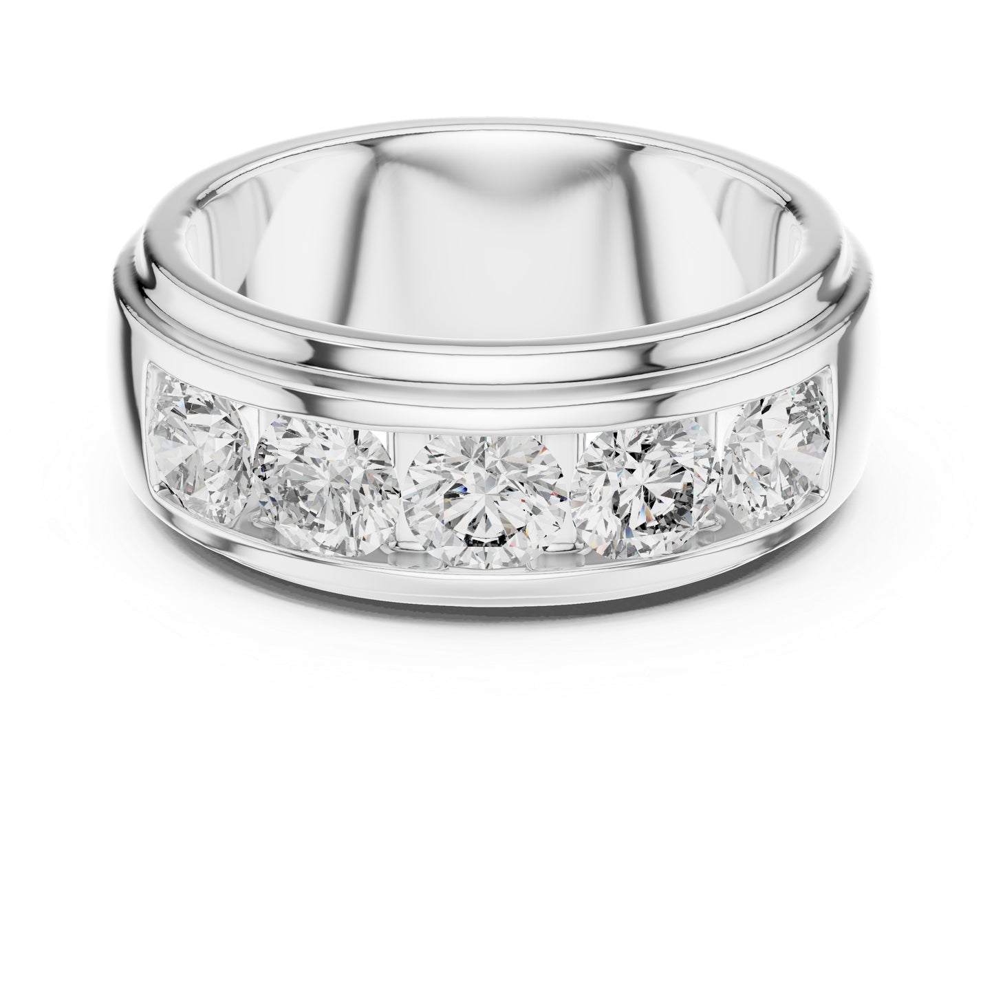 18K White Gold Round Lab-Grown Diamond Ring for Women | Everyday Wear | Pure Carat