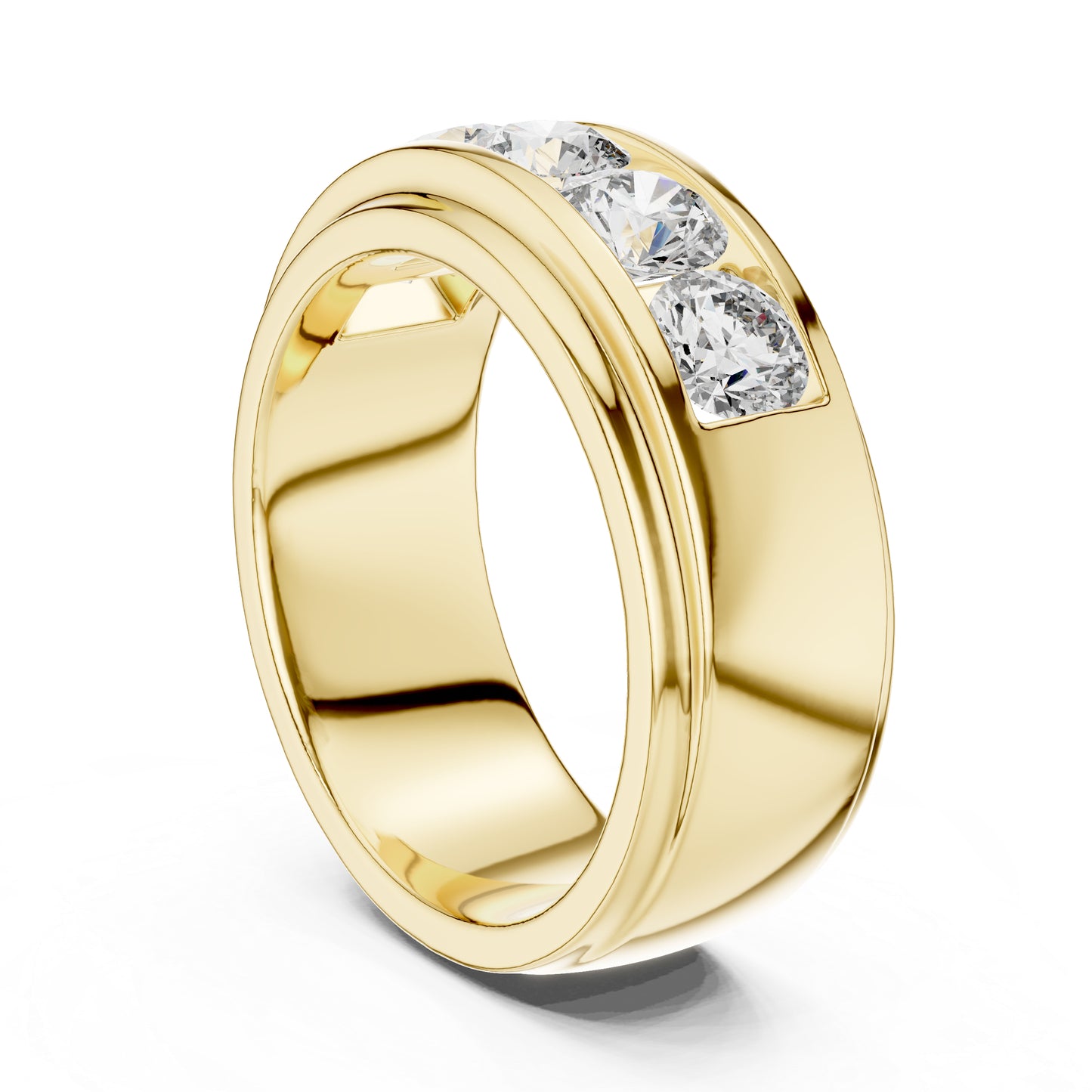 18K White Gold Round Lab-Grown Diamond Ring for Women | Everyday Wear | Pure Carat