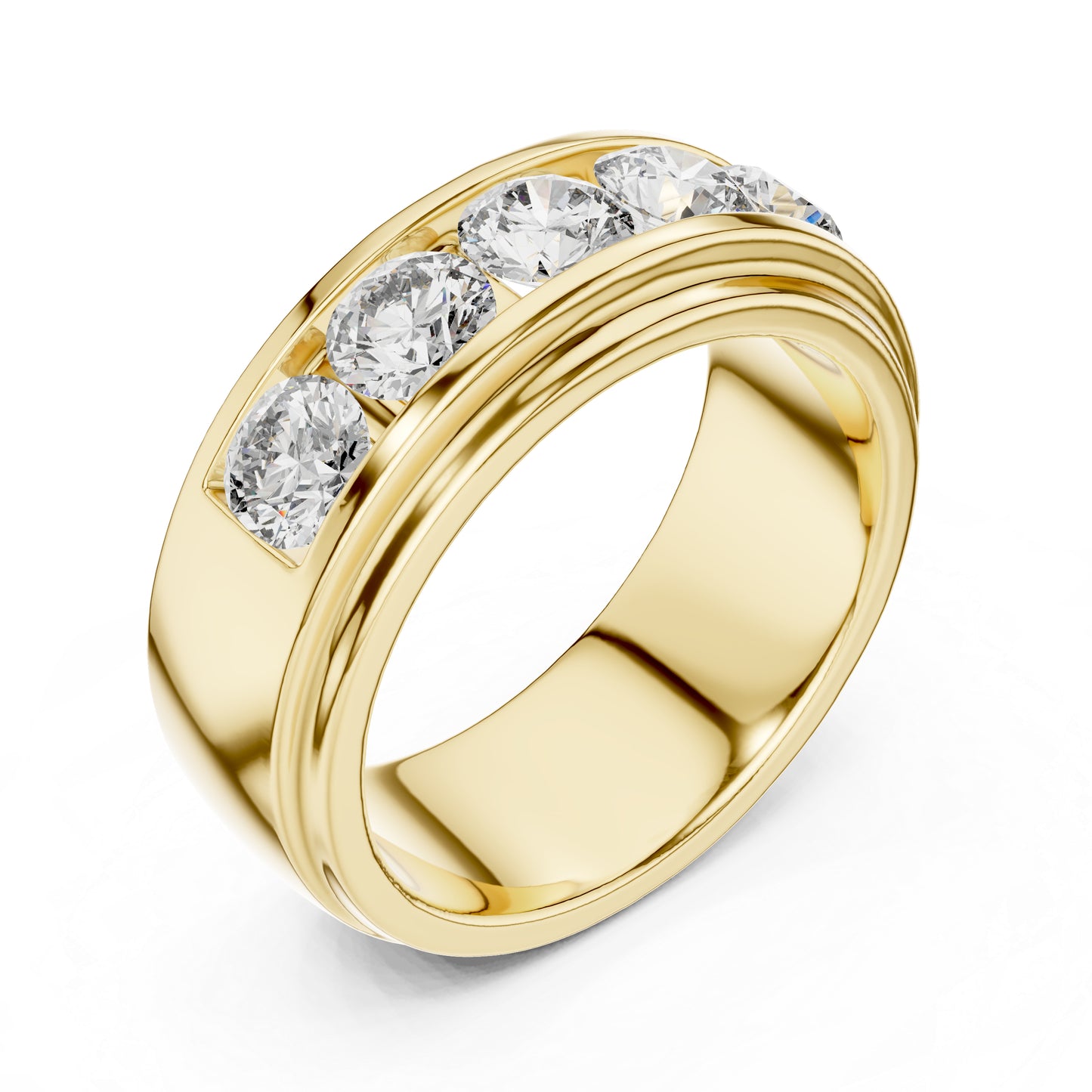18K White Gold Round Lab-Grown Diamond Ring for Women | Everyday Wear | Pure Carat